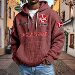 1. FC Kaiserslautern – Waffel-Hoodie neue Version mit Ihrem Namen
