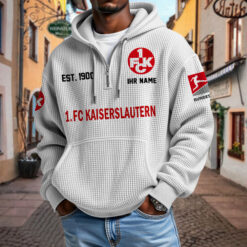 1. FC Kaiserslautern – Waffel-Hoodie neue Version mit Ihrem Namen