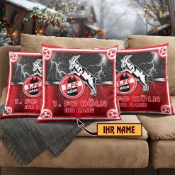 1. FC Köln – Individueller Name im neuen Design, Kissen mit Füllung