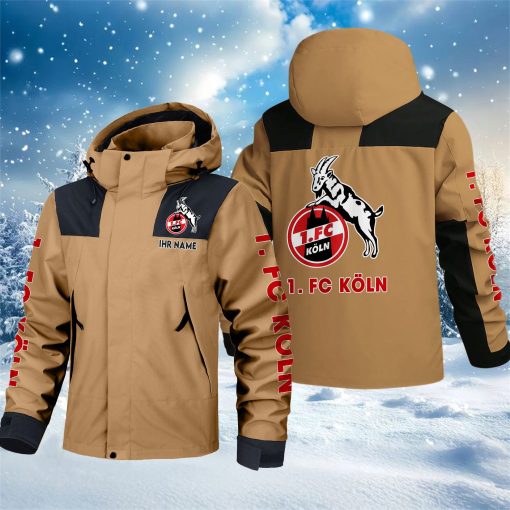 1. FC Köln – Outdoorjacke Sportlicher Stil mit Ihrem Namen 1. FC Köln – Outdoorjacke Sportlicher Stil mit Ihrem Namen
