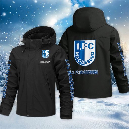 1. FC Magdeburg – Outdoorjacke Sportlicher Stil mit Ihrem Namen 1. FC Magdeburg – Outdoorjacke Sportlicher Stil mit Ihrem Namen
