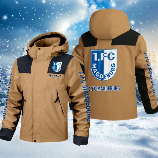 1. FC Magdeburg – Outdoorjacke Sportlicher Stil mit Ihrem Namen 1. FC Magdeburg – Outdoorjacke Sportlicher Stil mit Ihrem Namen