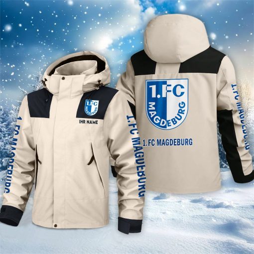 1. FC Magdeburg – Outdoorjacke Sportlicher Stil mit Ihrem Namen 1. FC Magdeburg – Outdoorjacke Sportlicher Stil mit Ihrem Namen