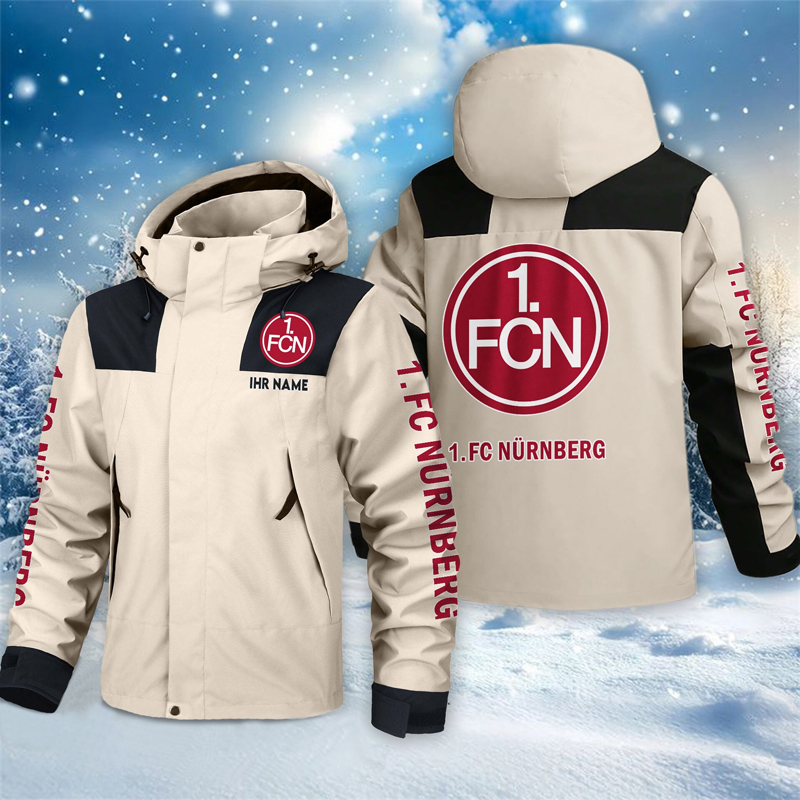 1. FC Nürnberg – Outdoorjacke Sportlicher Stil mit Ihrem Namen 1. FC Nürnberg – Outdoorjacke Sportlicher Stil mit Ihrem Namen