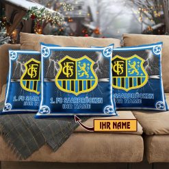 1. FC Saarbrücken – Individueller Name im neuen Design, Kissen mit Füllung