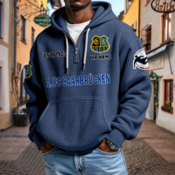 1. FC Saarbrücken – Waffel-Hoodie neue Version mit Ihrem Namen