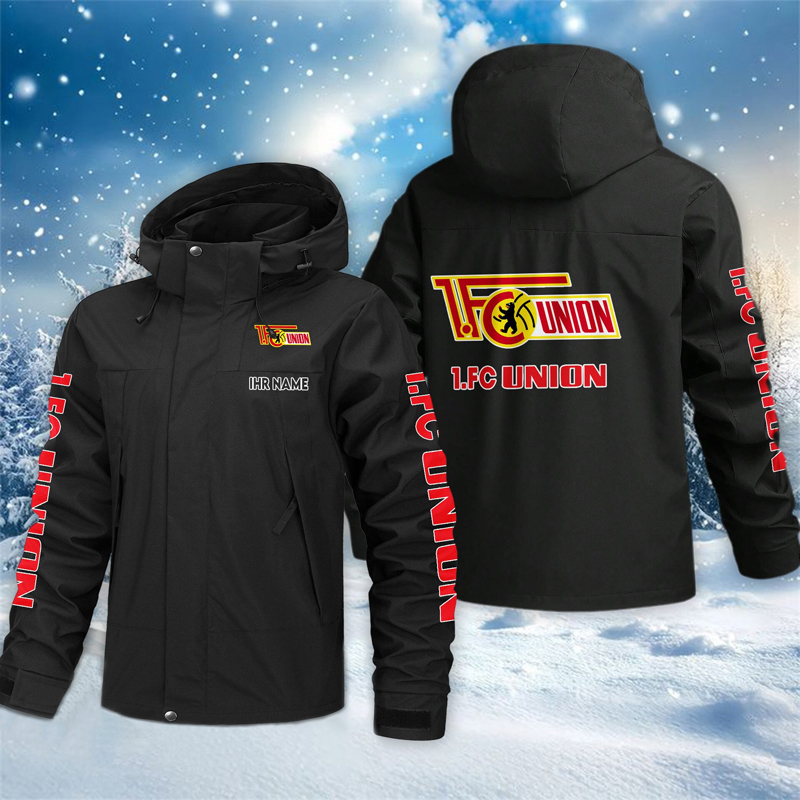 1. FC Union Berlin – Outdoorjacke Sportlicher Stil mit Ihrem Namen 1. FC Union Berlin – Outdoorjacke Sportlicher Stil mit Ihrem Namen