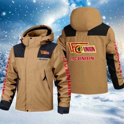 1. FC Union Berlin – Outdoorjacke Sportlicher Stil mit Ihrem Namen 1. FC Union Berlin – Outdoorjacke Sportlicher Stil mit Ihrem Namen