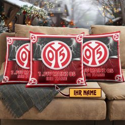 1. FSV Mainz 05 – Individueller Name im neuen Design, Kissen mit Füllung