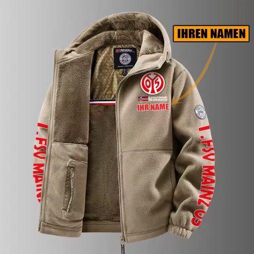 1. FSV Mainz 05 – Winter Zip Hoodie Neue Edition mit Ihrem Namen 1. FSV Mainz 05 – Winter Zip Hoodie Neue Edition mit Ihrem Namen