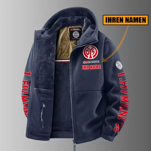 1. FSV Mainz 05 – Winter Zip Hoodie Neue Edition mit Ihrem Namen 1. FSV Mainz 05 – Winter Zip Hoodie Neue Edition mit Ihrem Namen