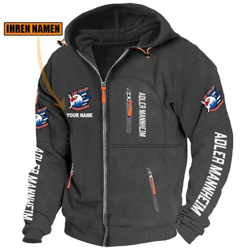Adler Mannheim Individueller Name Neue Version Zip-Up-Jacke Adler Mannheim Individueller Name Neue Version Zip-Up-Jacke