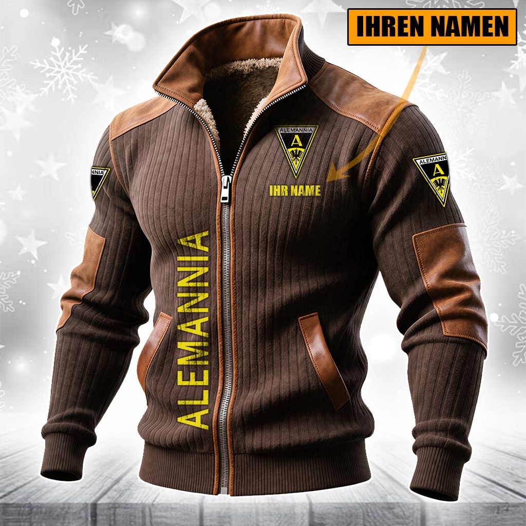 Alemannia Aachen – Winter-Bomberjacke Sonderausgabe mit Ihrem Namen Alemannia Aachen – Winter-Bomberjacke Sonderausgabe mit Ihrem Namen