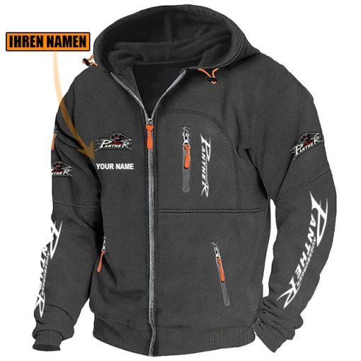 Augsburger Panther Individueller Name Neue Version Zip-Up-Jacke Augsburger Panther Individueller Name Neue Version Zip-Up-Jacke