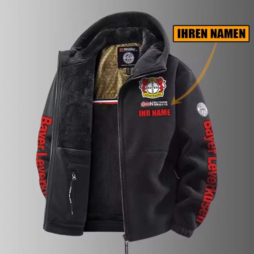 Bayer 04 Leverkusen – Winter Zip Hoodie Neue Edition mit Ihrem Namen Bayer 04 Leverkusen – Winter Zip Hoodie Neue Edition mit Ihrem Namen