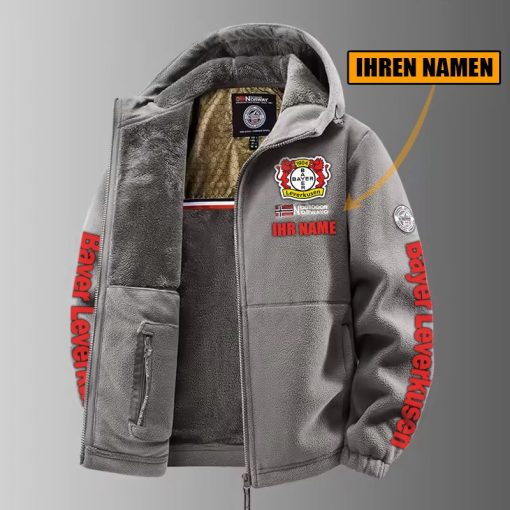 Bayer 04 Leverkusen – Winter Zip Hoodie Neue Edition mit Ihrem Namen Bayer 04 Leverkusen – Winter Zip Hoodie Neue Edition mit Ihrem Namen