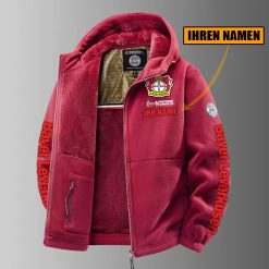 Bayer 04 Leverkusen – Winter Zip Hoodie Neue Edition mit Ihrem Namen