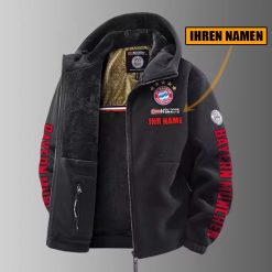 Bayern München – Winter Zip Hoodie Neue Edition mit Ihrem Namen