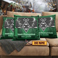 Borussia Mönchengladbach – Individueller Name im neuen Design, Kissen mit Füllung