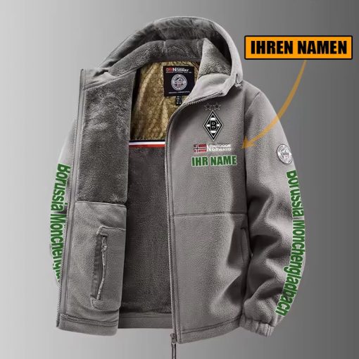 Borussia Mönchengladbach – Winter Zip Hoodie Neue Edition mit Ihrem Namen Borussia Mönchengladbach – Winter Zip Hoodie Neue Edition mit Ihrem Namen