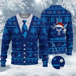 Dresdner Eislöwen Neuer Stil Weihnachtspullover