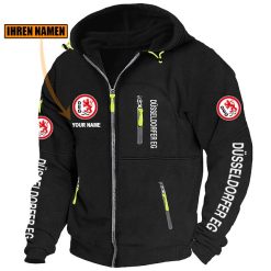 Düsseldorfer EG Individueller Name Neue Version Zip-Up-Jacke