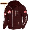 EC Bad Nauheim Individueller Name Neue Version Zip-Up-Jacke