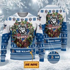 EC Kassel Huskies Special Edition Weihnachtspullover (Individueller Name)