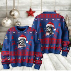 EC Kassel Huskies Fan Edition Weihnachtspullover im neuen Design – Individueller Name