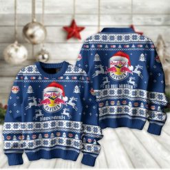 EHC Red Bull München Fan Edition Weihnachtspullover im neuen Design – Individueller Name
