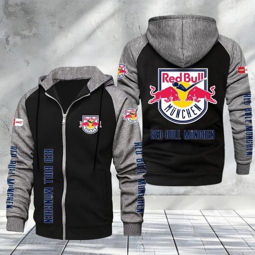EHC Red Bull München Raglan Zip Hoodie – Sonderausgabe EHC Red Bull München Raglan Zip Hoodie – Sonderausgabe