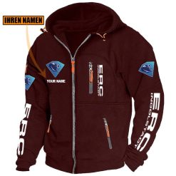 ERC Ingolstadt Individueller Name Neue Version Zip-Up-Jacke