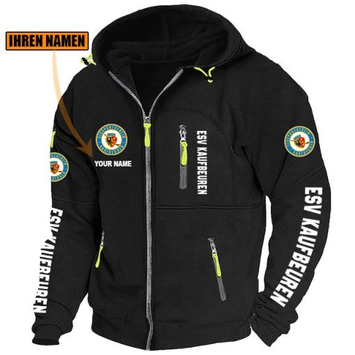 ESV Kaufbeuren Individueller Name Neue Version Zip-Up-Jacke ESV Kaufbeuren Individueller Name Neue Version Zip-Up-Jacke