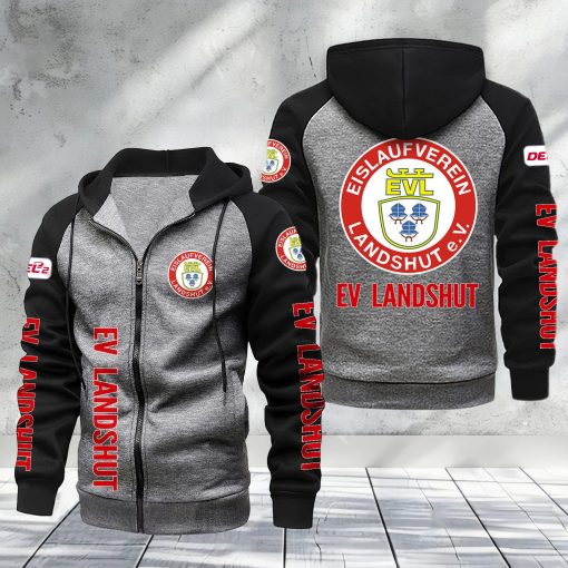 EV Landshut Raglan Zip Hoodie – Sonderausgabe EV Landshut Raglan Zip Hoodie – Sonderausgabe