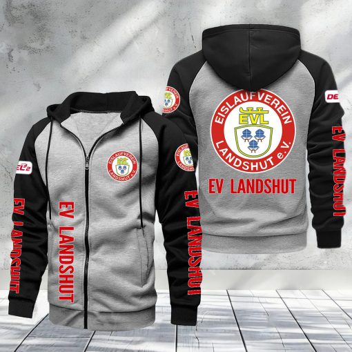 EV Landshut Raglan Zip Hoodie – Sonderausgabe EV Landshut Raglan Zip Hoodie – Sonderausgabe