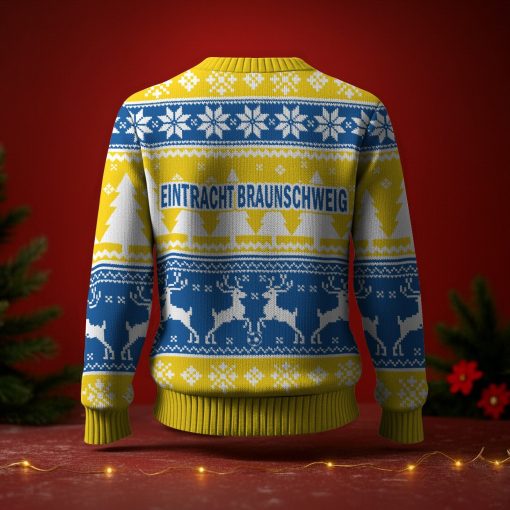 Eintracht Braunschweig Fan Edition Weihnachtspullover im neuen Design Eintracht Braunschweig Fan Edition Weihnachtspullover im neuen Design