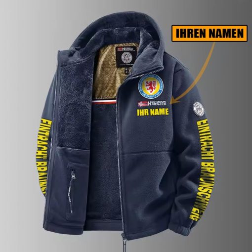 Eintracht Braunschweig – Winter Zip Hoodie Neue Edition mit Ihrem Namen Eintracht Braunschweig – Winter Zip Hoodie Neue Edition mit Ihrem Namen