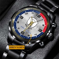 Eisbären Berlin Individueller Name Stahluhr