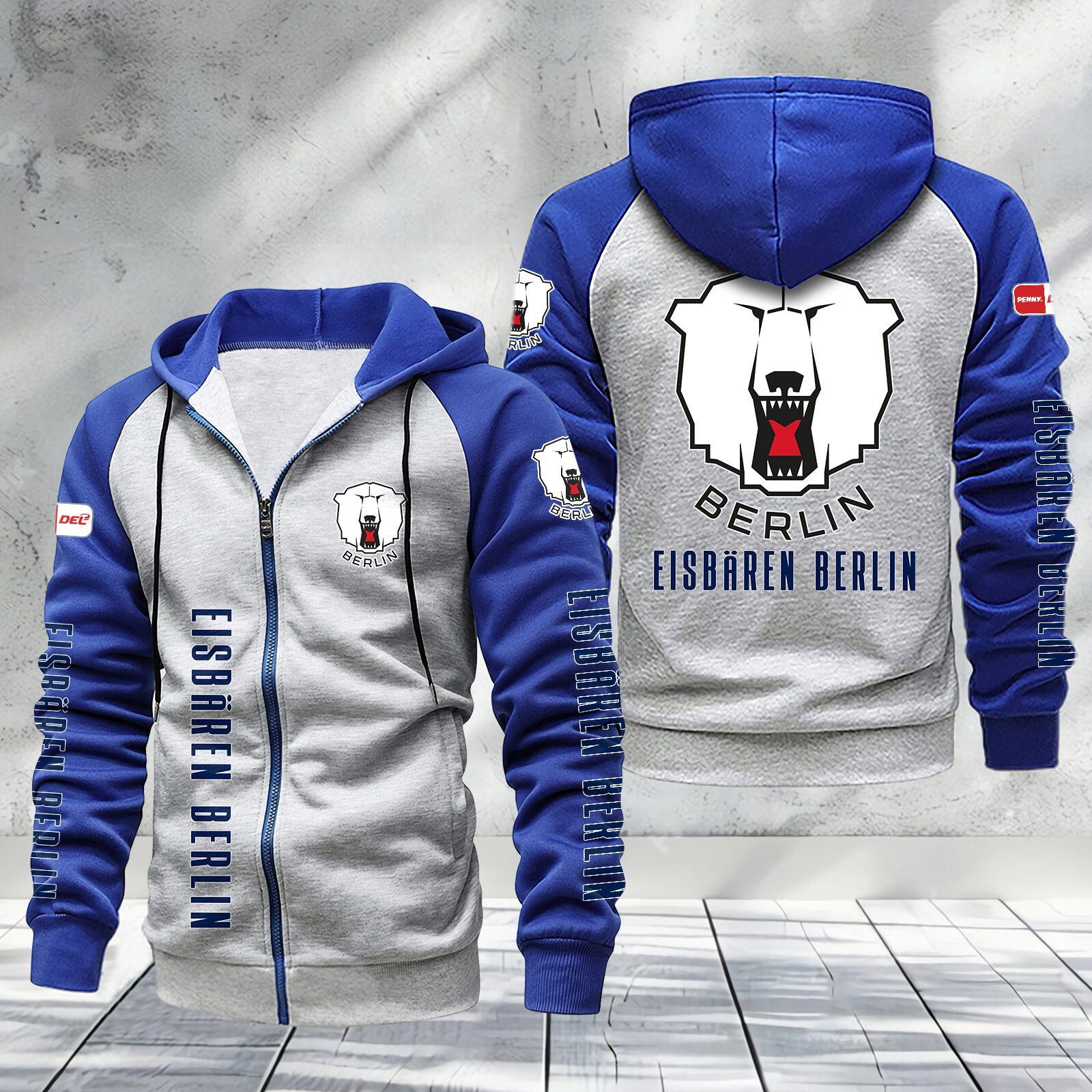 Eisbären Berlin Raglan Zip Hoodie – Sonderausgabe Eisbären Berlin Raglan Zip Hoodie – Sonderausgabe