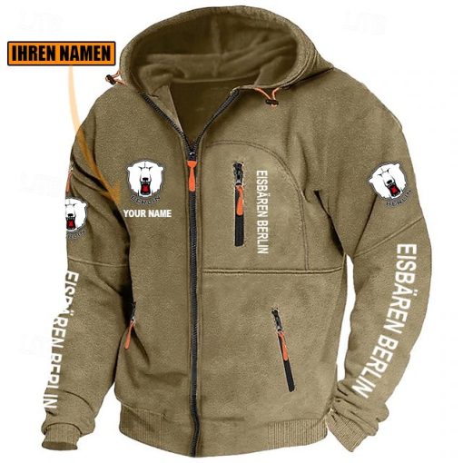 Eisbären Berlin Individueller Name Neue Version Zip-Up-Jacke Eisbären Berlin Individueller Name Neue Version Zip-Up-Jacke