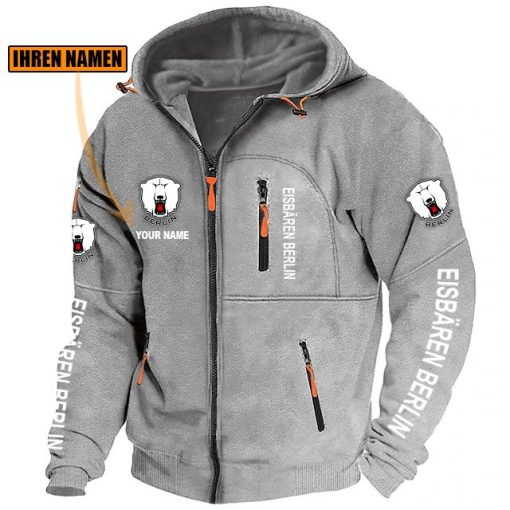 Eisbären Berlin Individueller Name Neue Version Zip-Up-Jacke Eisbären Berlin Individueller Name Neue Version Zip-Up-Jacke