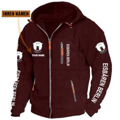 Eisbären Berlin Individueller Name Neue Version Zip-Up-Jacke