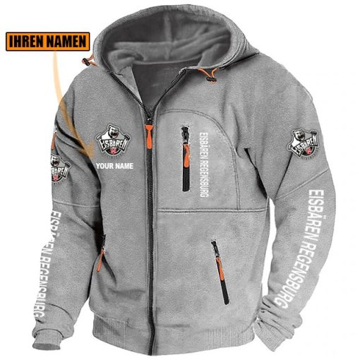 Eisbären Regensburg Individueller Name Neue Version Zip-Up-Jacke Eisbären Regensburg Individueller Name Neue Version Zip-Up-Jacke