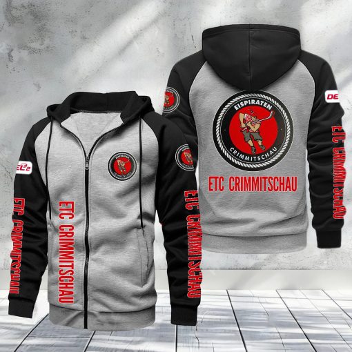 Eispiraten Crimmitschau Raglan Zip Hoodie – Sonderausgabe Eispiraten Crimmitschau Raglan Zip Hoodie – Sonderausgabe