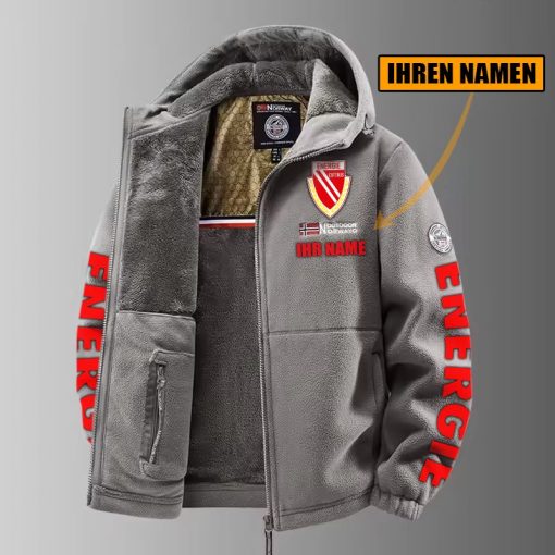Energie Cottbus – Winter Zip Hoodie Neue Edition mit Ihrem Namen Energie Cottbus – Winter Zip Hoodie Neue Edition mit Ihrem Namen