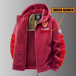 Energie Cottbus – Winter Zip Hoodie Neue Edition mit Ihrem Namen
