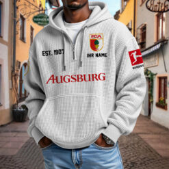 FC Augsburg – Waffel-Hoodie neue Version mit Ihrem Namen