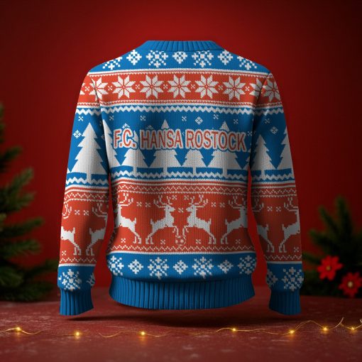 FC Hansa Rostock Fan Edition Weihnachtspullover im neuen Design FC Hansa Rostock Fan Edition Weihnachtspullover im neuen Design