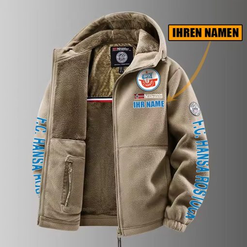FC Hansa Rostock – Winter Zip Hoodie Neue Edition mit Ihrem Namen FC Hansa Rostock – Winter Zip Hoodie Neue Edition mit Ihrem Namen