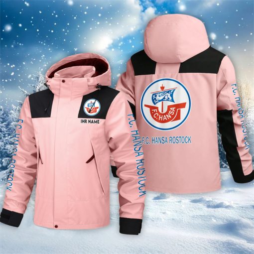 FC Hansa Rostock – Outdoorjacke Sportlicher Stil mit Ihrem Namen FC Hansa Rostock – Outdoorjacke Sportlicher Stil mit Ihrem Namen